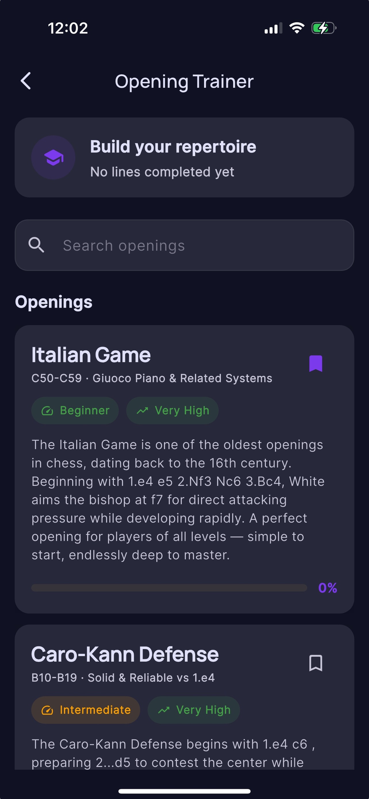 ChessHere app screenshot
